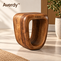 Averdy™ Portal Brown Hollow-Form Stool — styled view