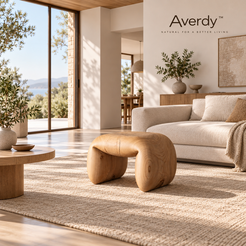 Averdy™ Dune Caramel Arch Accent Stool — additional view