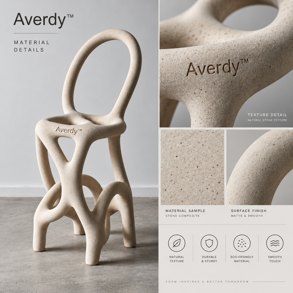 Averdy™ Vine Ivory Loop-Back Accent Chair — design details