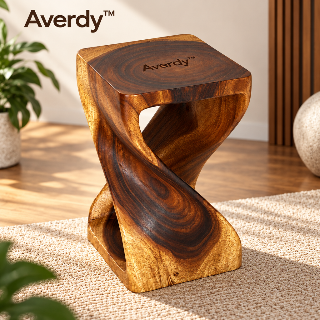 Averdy™ Twine Amber Open-Twist Art Stool