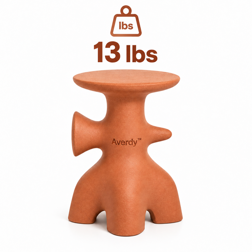 Averdy™ Totem Terracotta Sculptural Stool — additional product information
