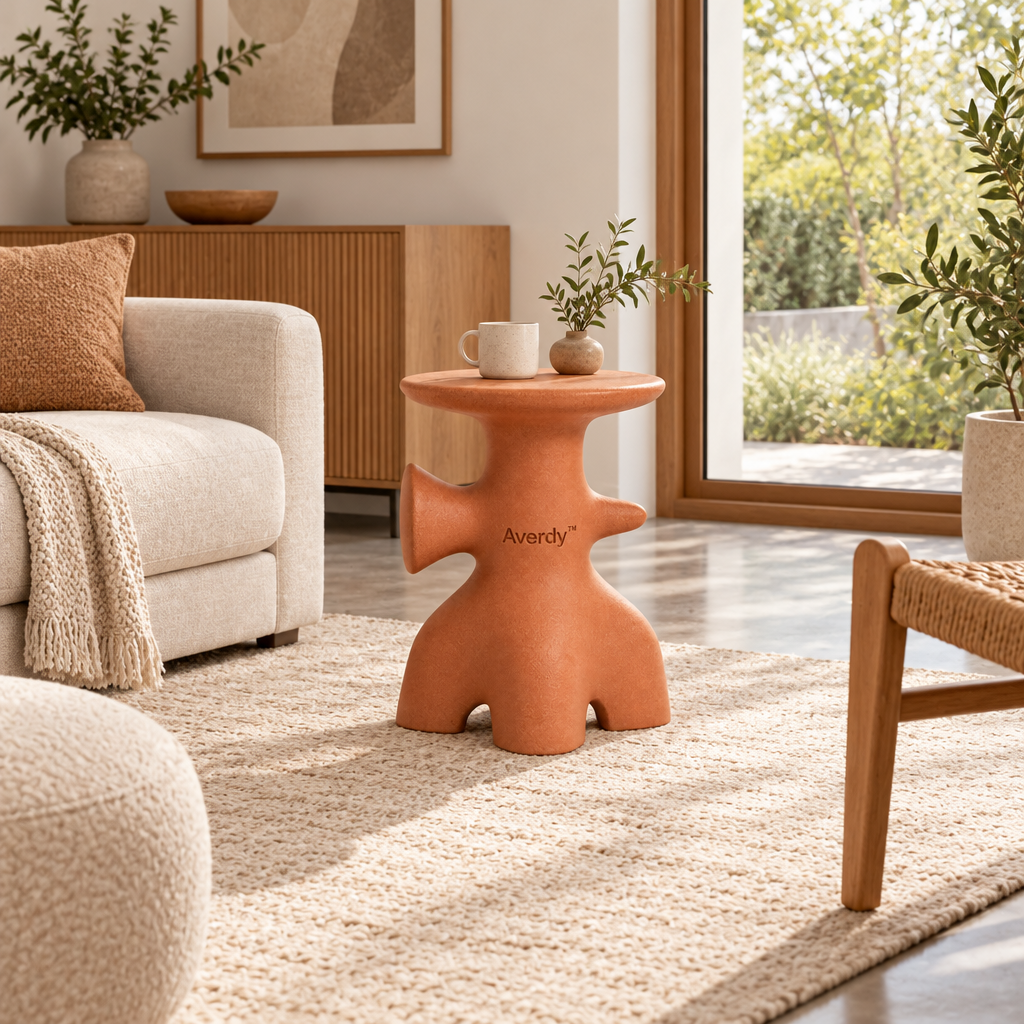 Averdy™ Totem Terracotta Sculptural Stool — additional view